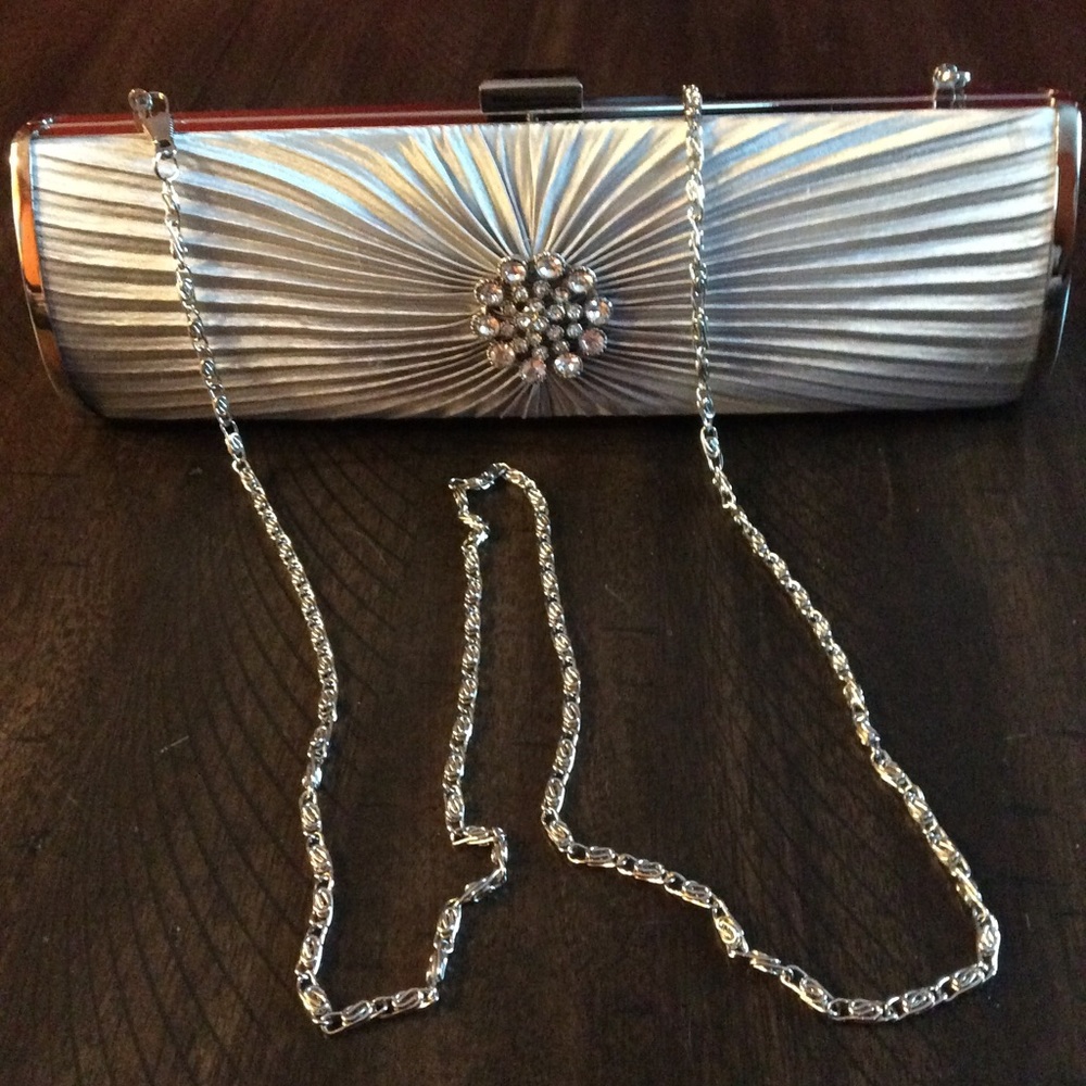Formal Silver Purse.